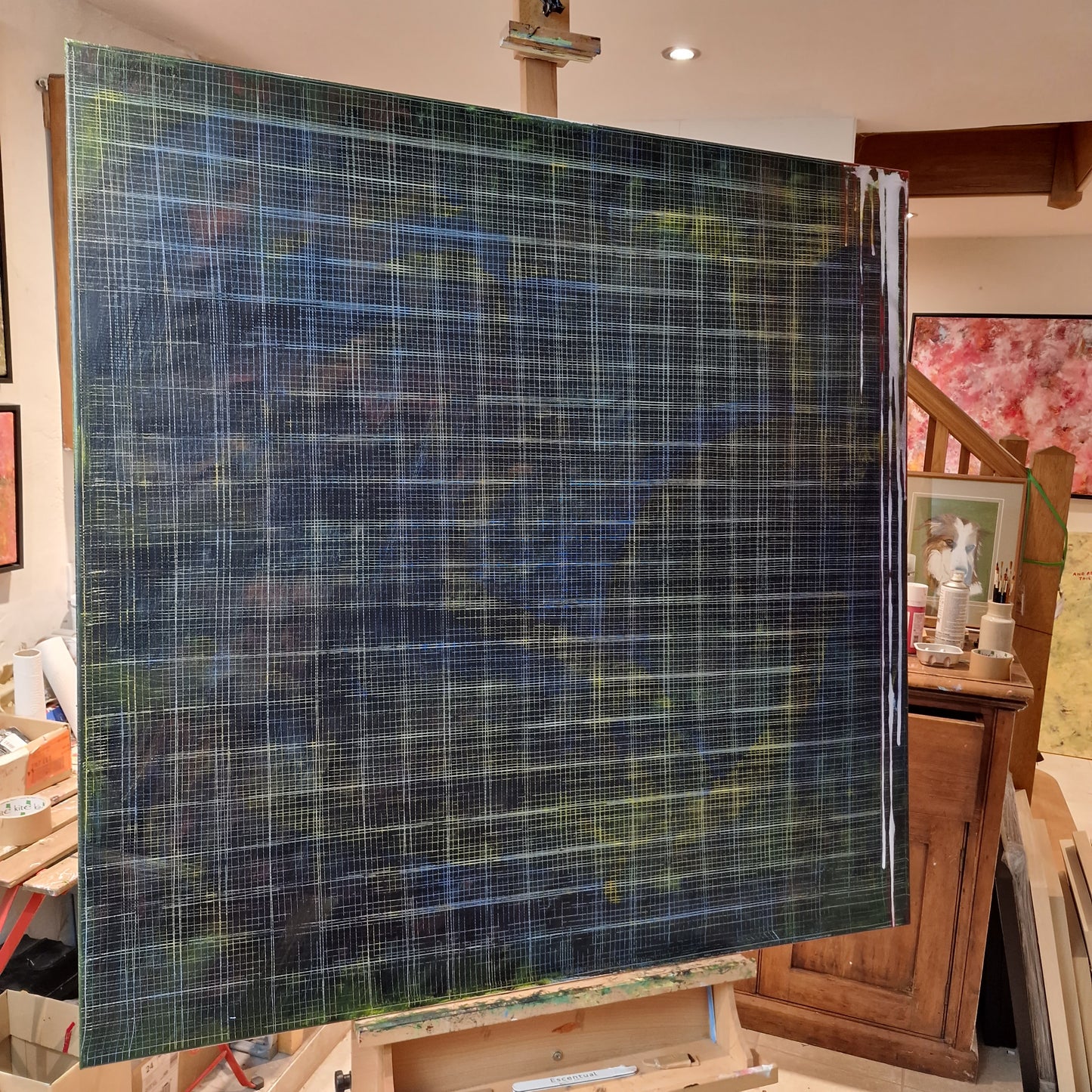 In Denial - 120cm x 120cm