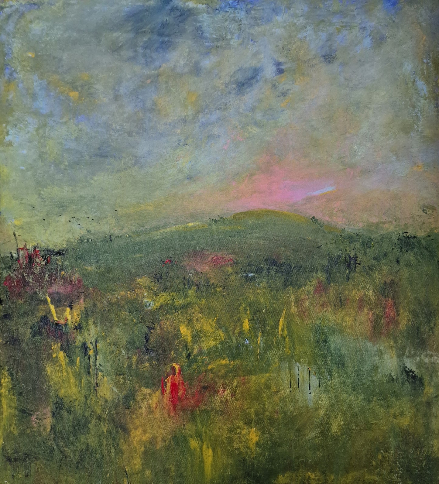 Nine - 55cm x 50cm