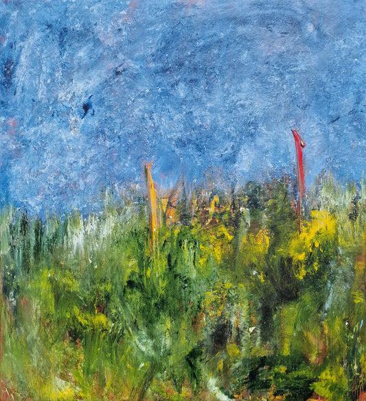 Nothing Ventured, Nothing Gained - 55cm x 50cm