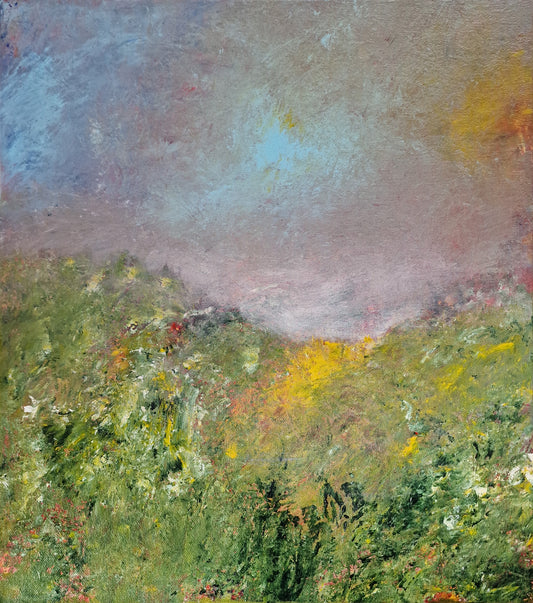 The breezy call of incense-breathing morn - 45cm x 40cm